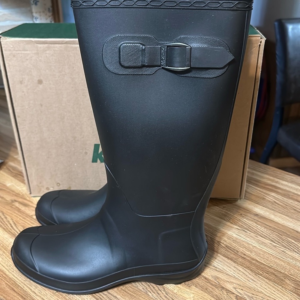 Kamik Olivia Black Women's Tall Rain Boots